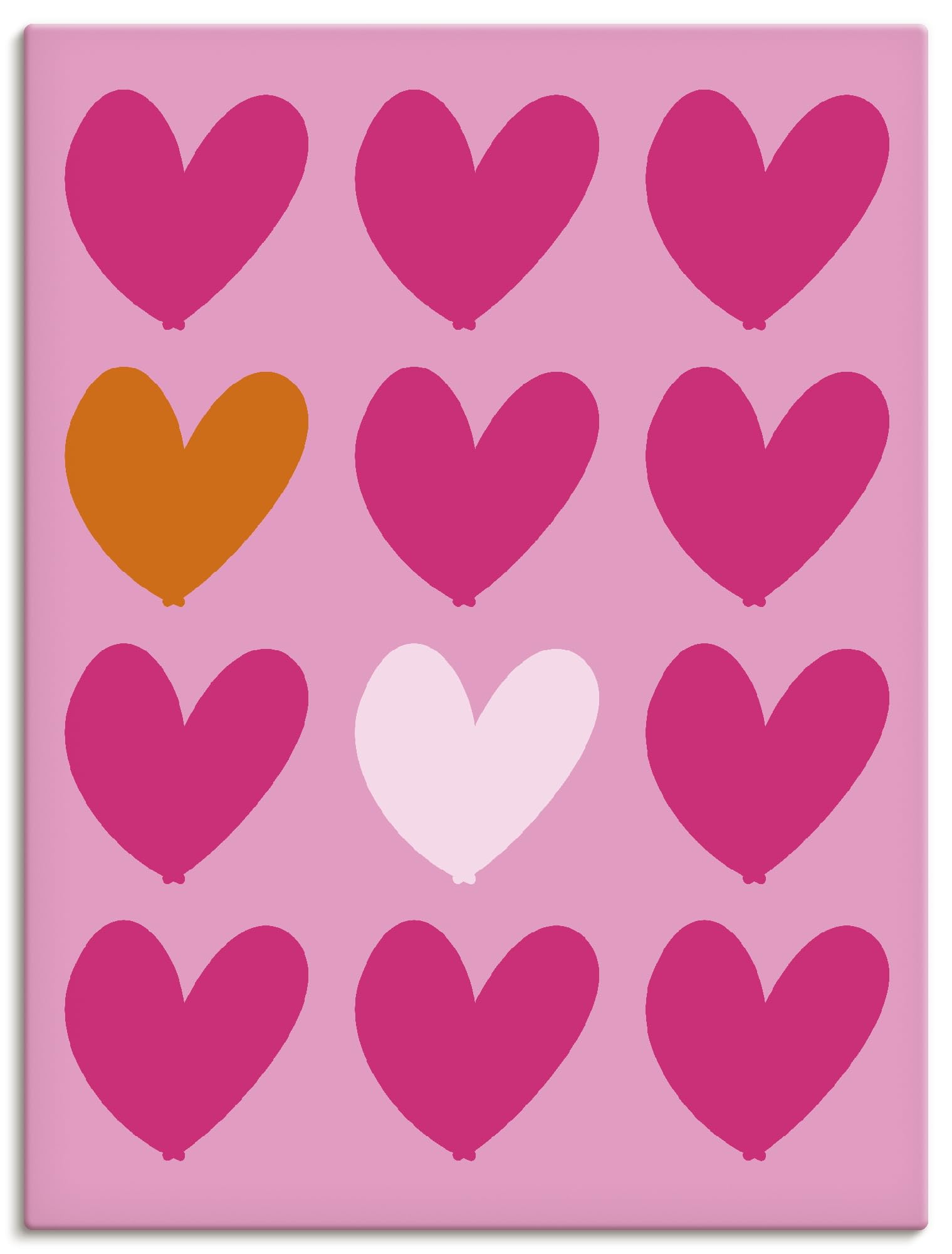artland-leinwandbilder-do-what-you-love-bild-30x40-cm-orange image 8