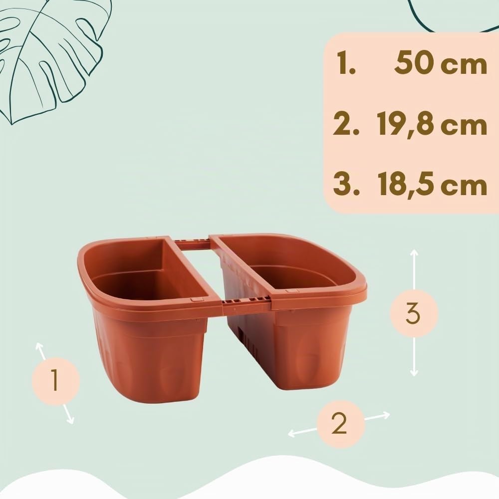 garpet-garten-balkonkasten-50-cm-terracotta-2er-set-wasserspeicher image 2