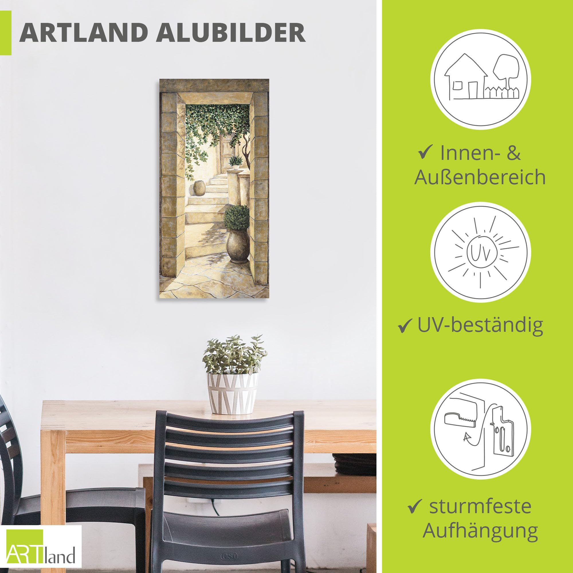 artland-alubilder-eingang-fresco-80x60-cm-alu-dibond-bild image 3