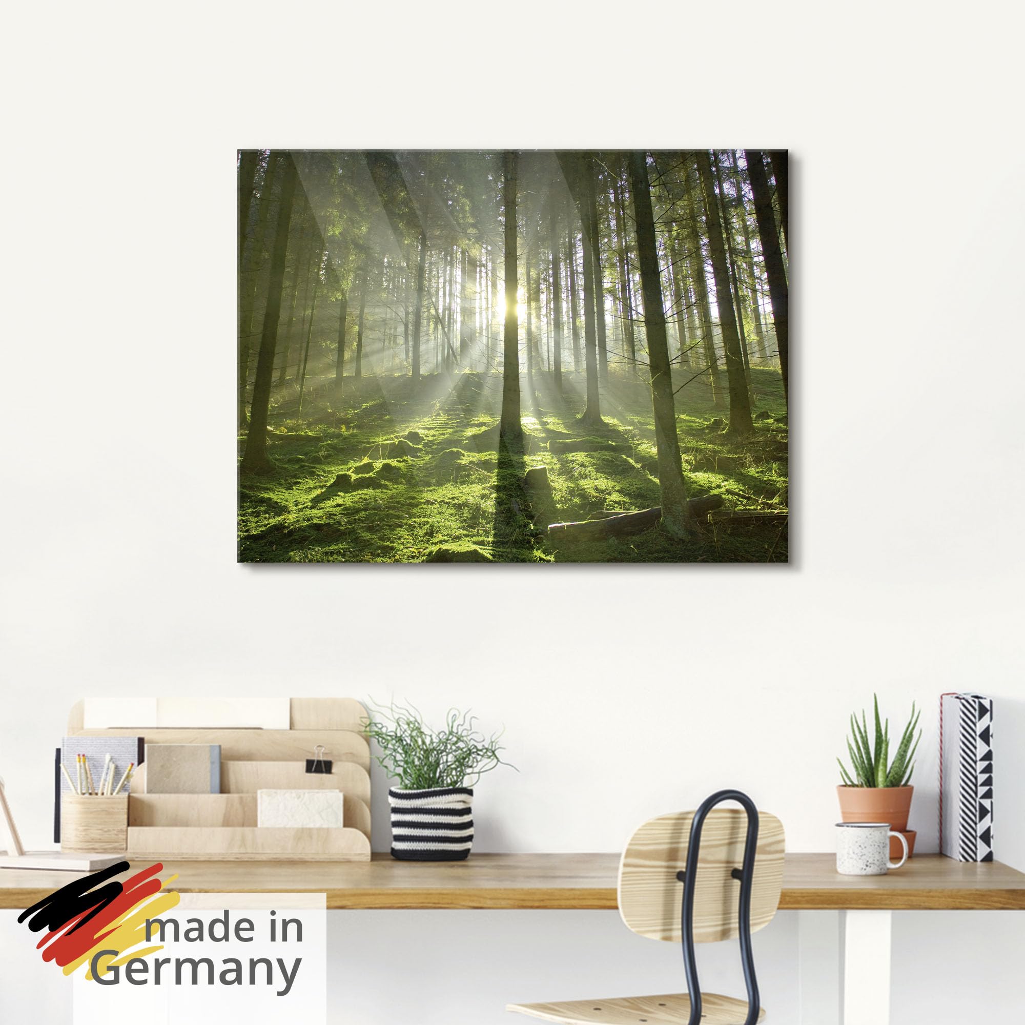 artland-glasbilder-t5sv-glasbild-60x80-wald-hochformat image 5