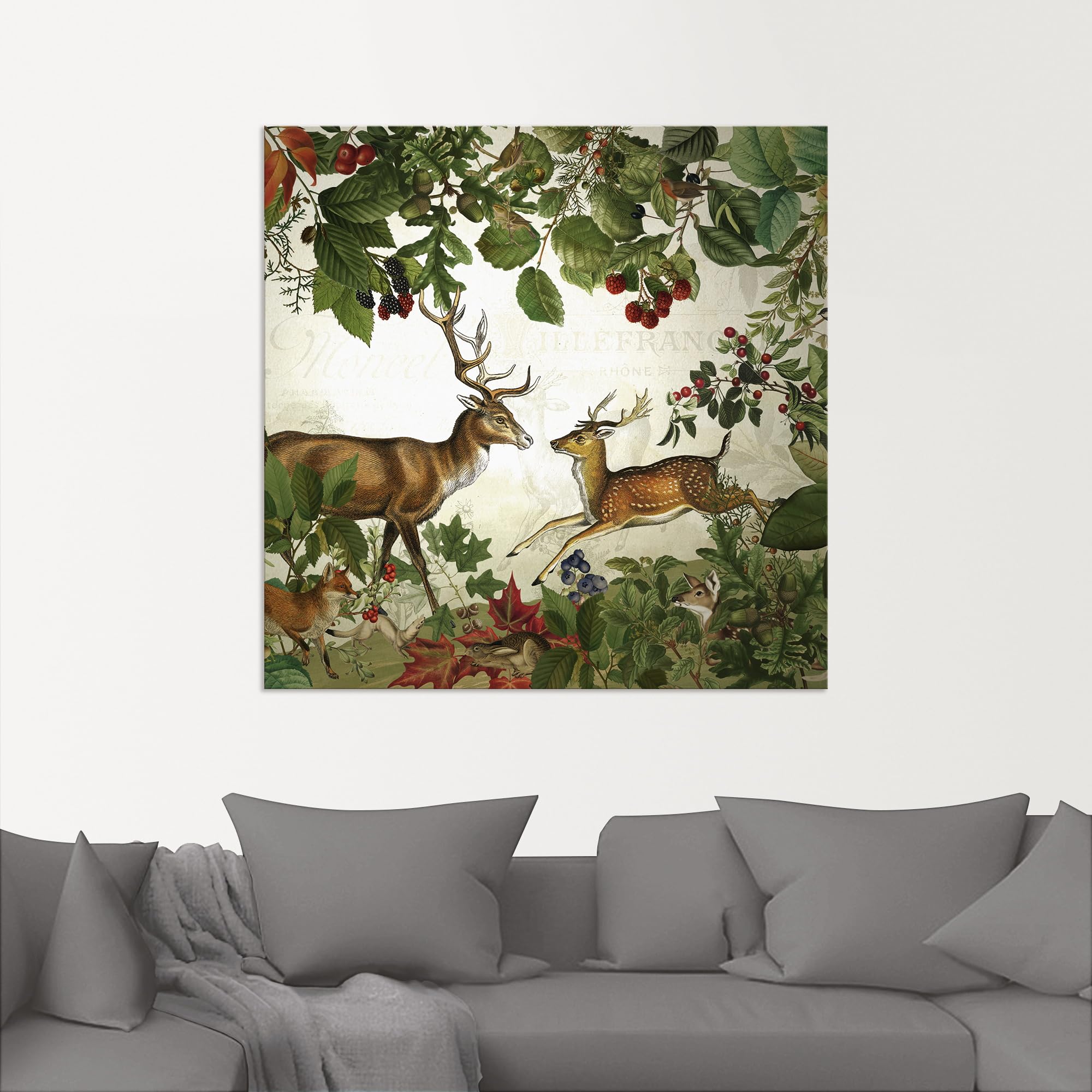 artland-alubild-u5gx-hirsch-wald-40x60-cm-outdoor image 6