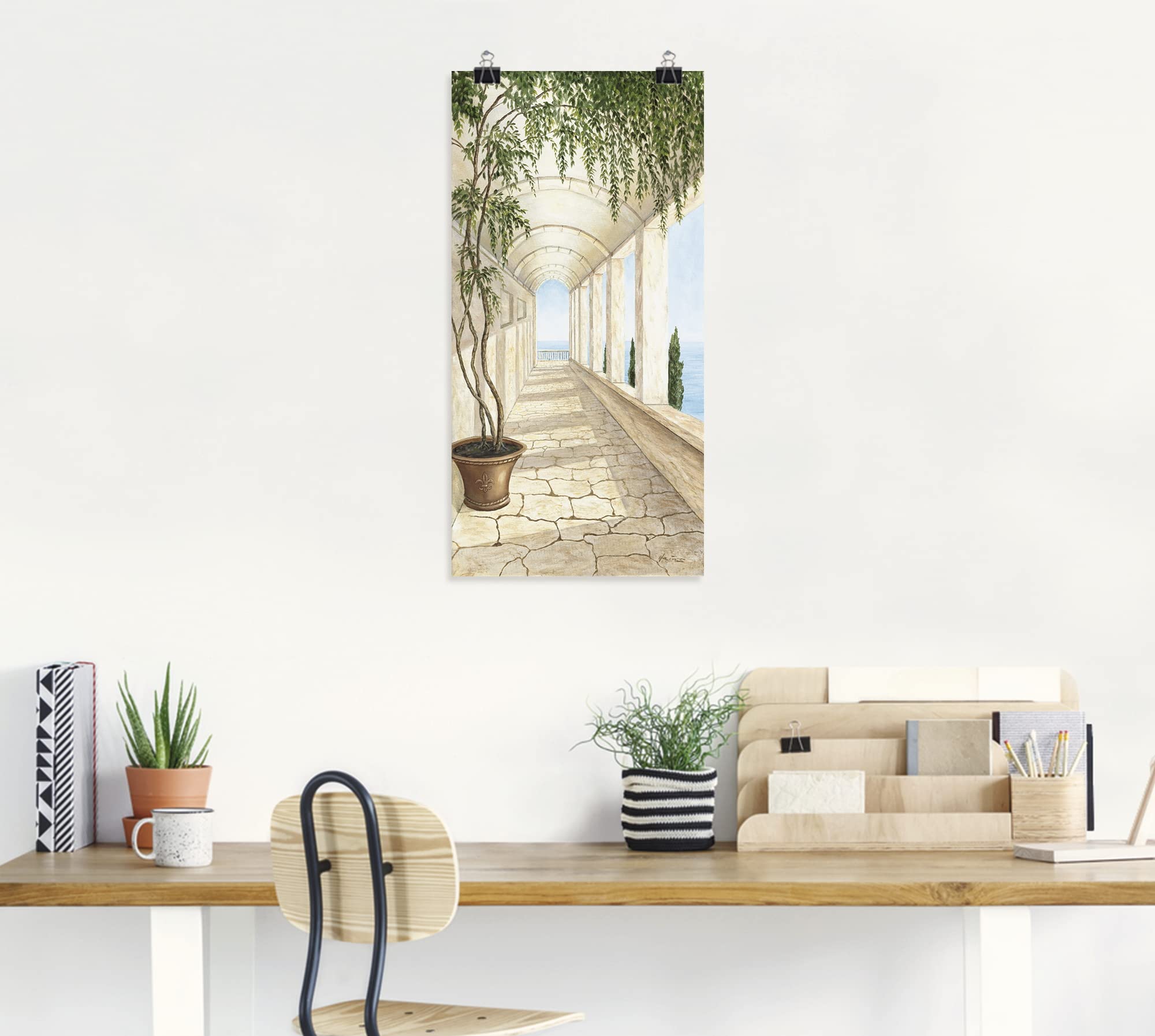 artland-capri-poster-50x100-cm-architektur-panorama-creme image 7