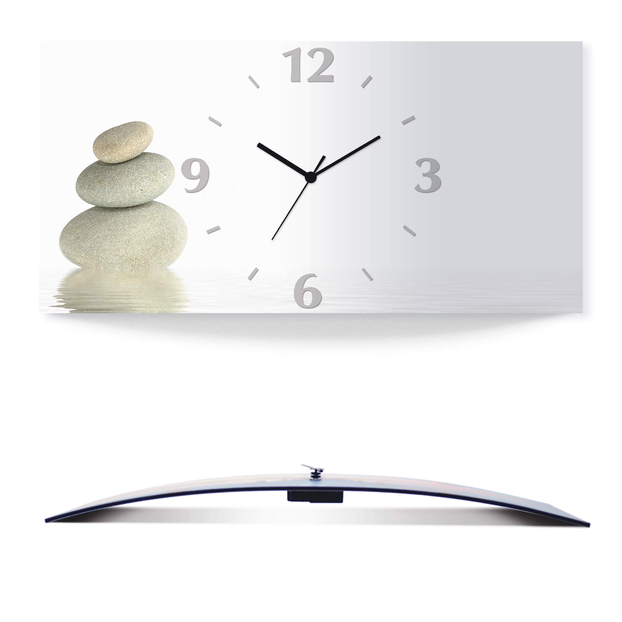 artland-wanduhren-zen-quarzuhr-50x25-cm-lautlos image 1