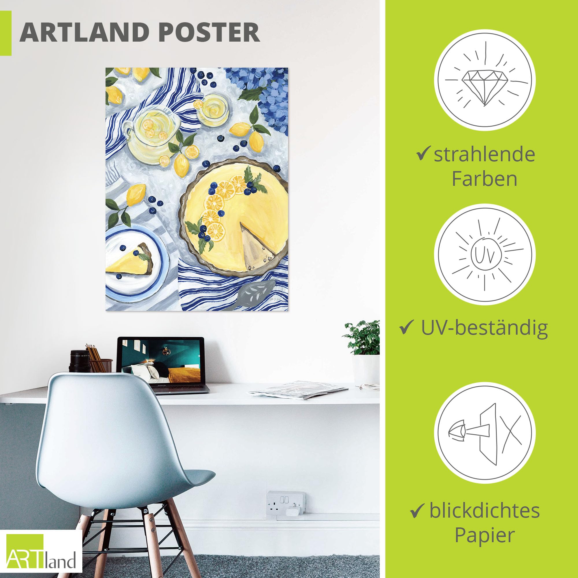 artland-kunstdrucke-u5sv-poster-summer-picnic-30x40-cm image 3
