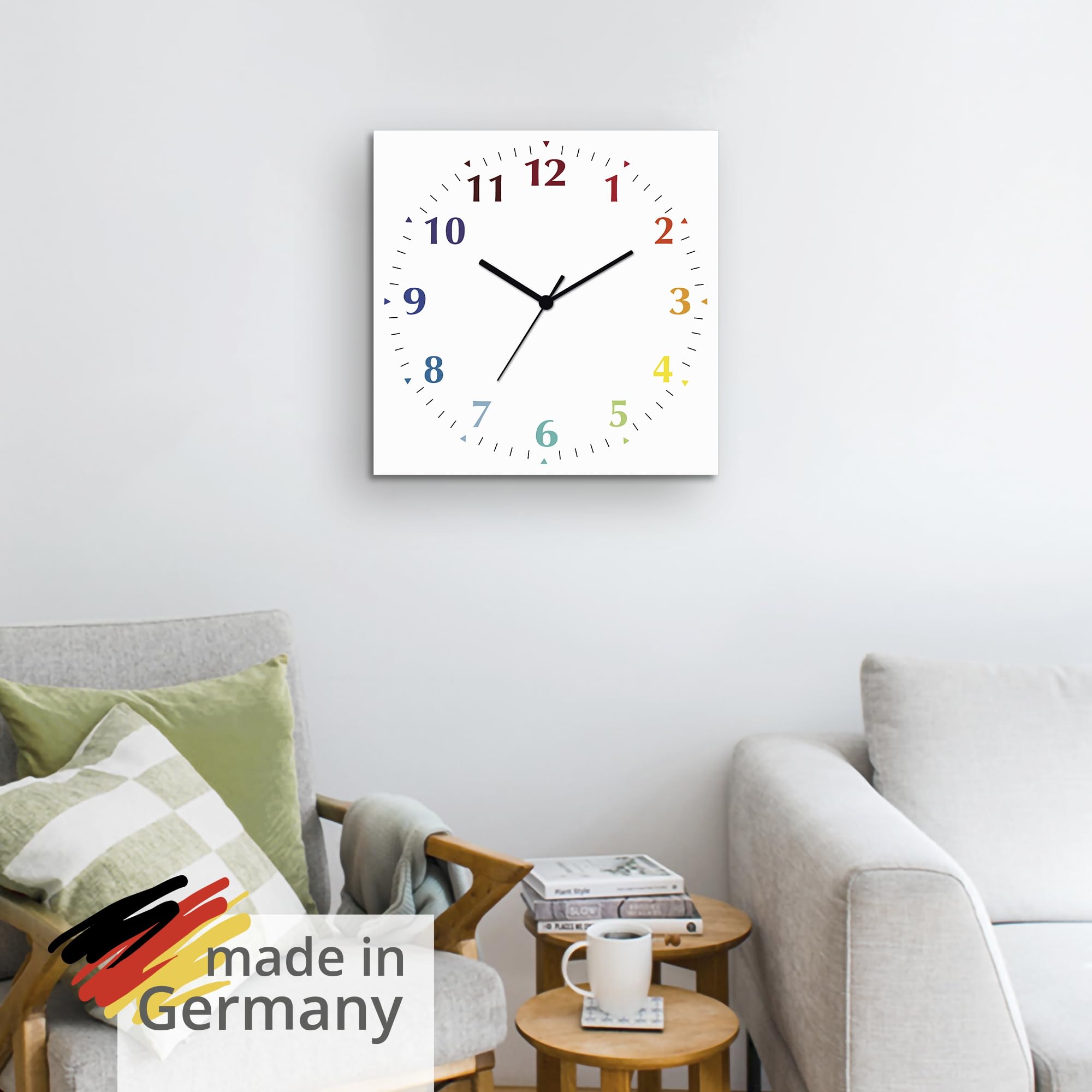 artland-wanduhr-wei-30x30-cm-funkuhr-lautlos-alu image 6