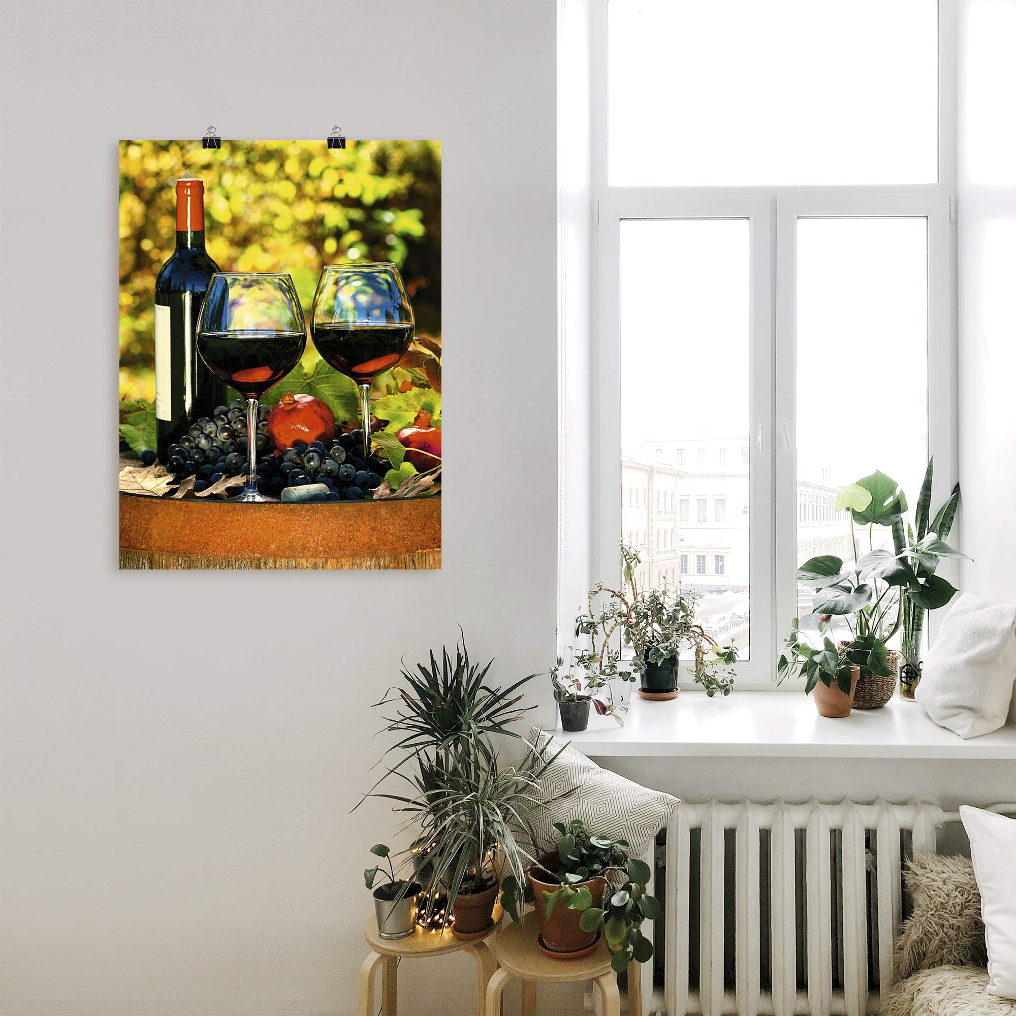 artland-kunstdrucke-poster-toskana-rotwein-60x80-ungerahmt image 8