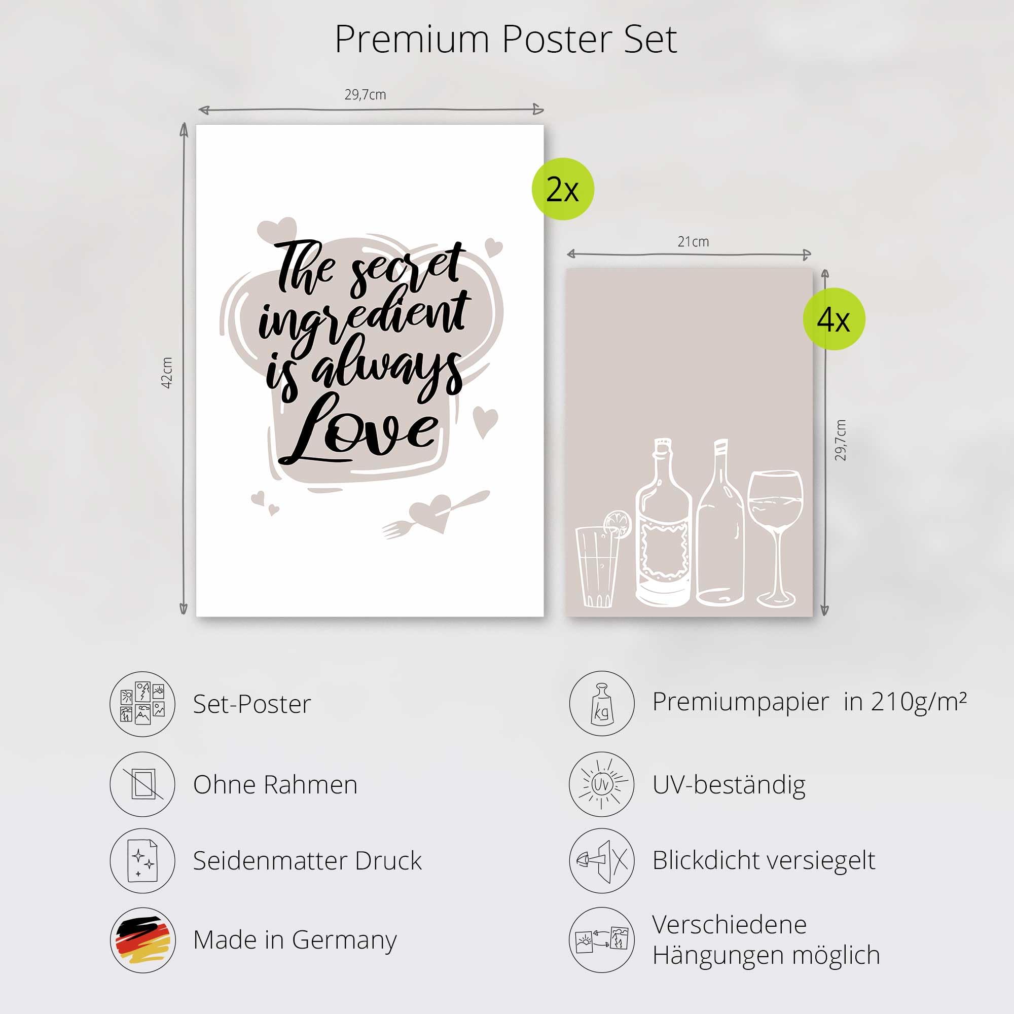 artland-pflanzenliebe-poster-set-6-teilig-a3-a4-ohne-rahmen image 4