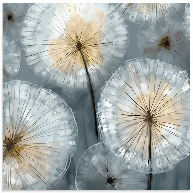 artland-glasbilder-pusteblume-glasbild-30x30-cm-blickdicht image 1