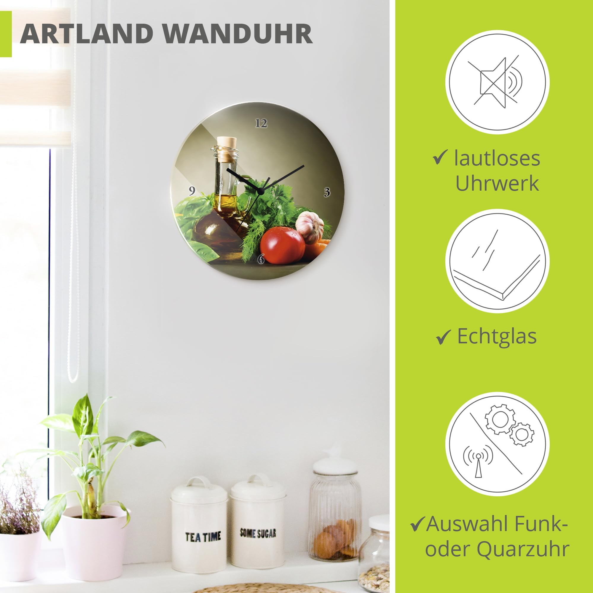 artland-t5lt-wanduhr-rund-30-cm-glas-funkuhr-italien-k-che image 2
