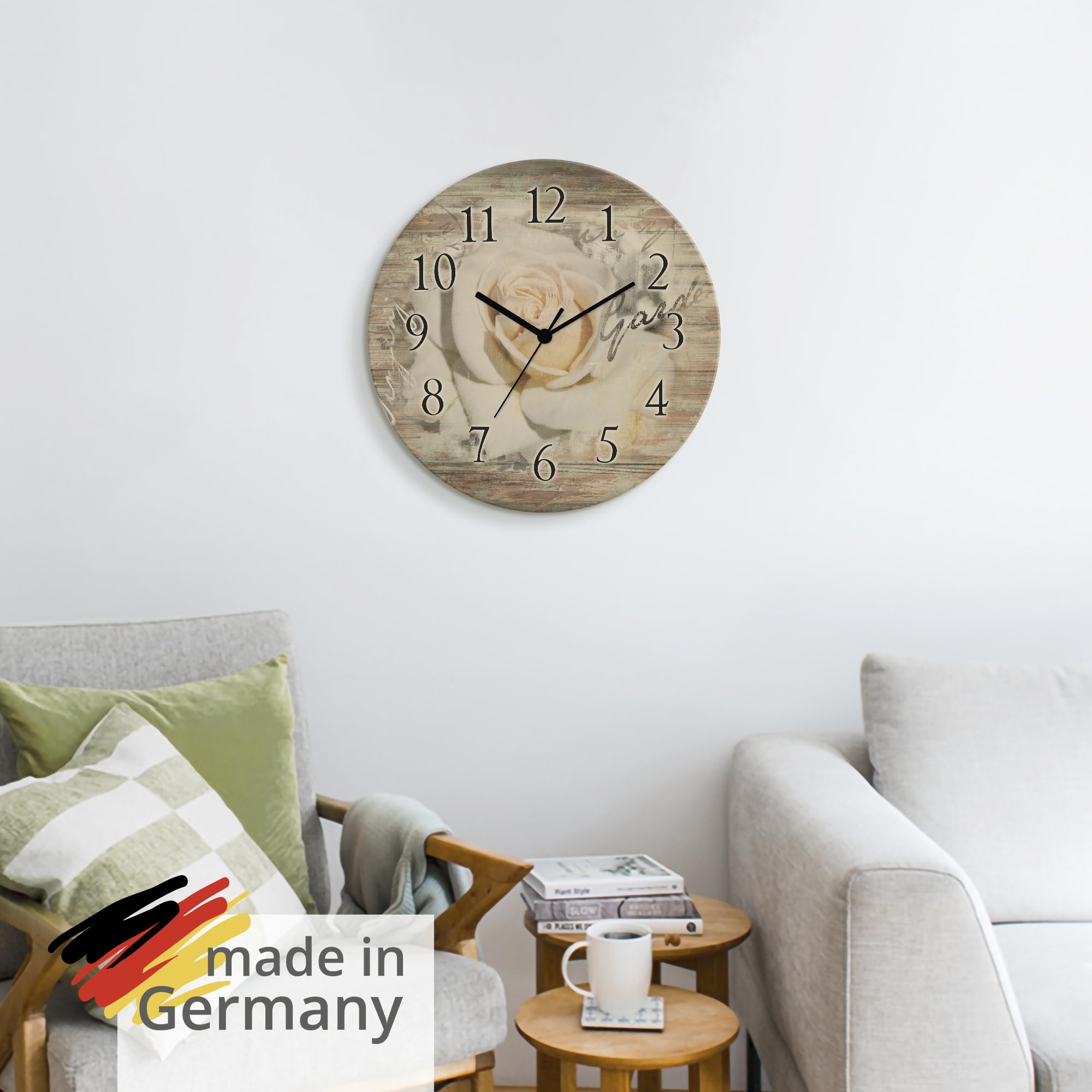 artland-wanduhren-rose-funkuhr-holz-30-cm-lautlos image 6