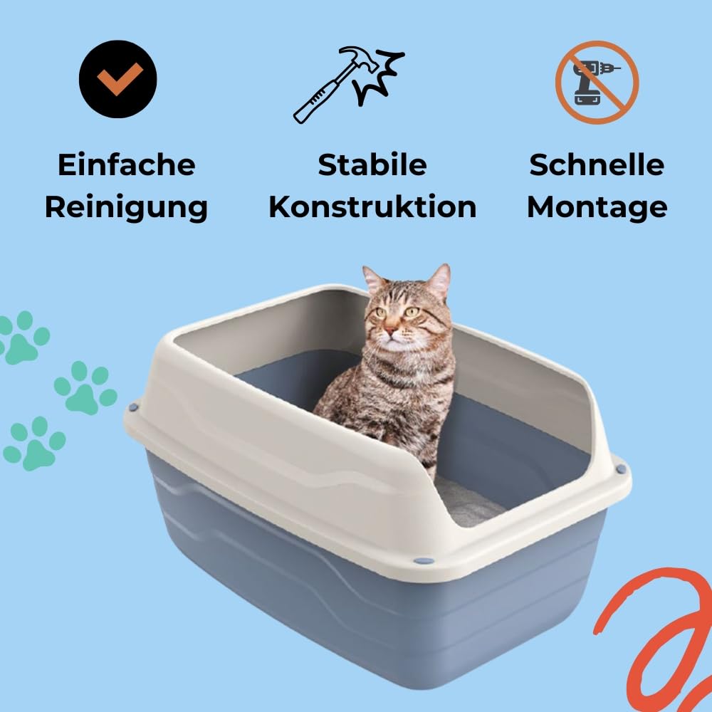 garpet-tierwelt-xxl-katzentoilette-offen-hoher-rand-56x40-cm image 6