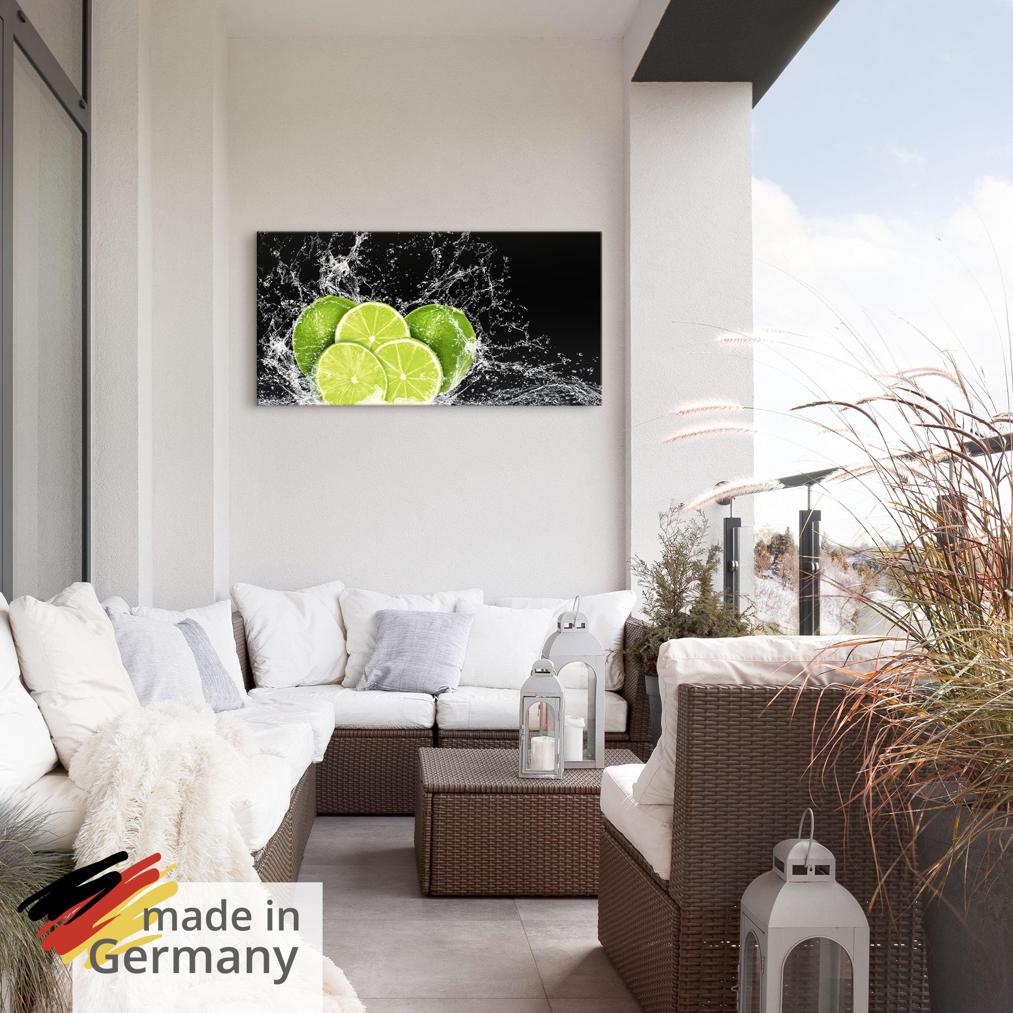 artland-limetten-alubild-60x30-cm-k-chenbild-obst-wandbild image 5