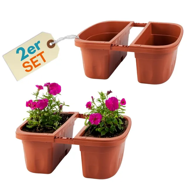 garpet-garten-balkonkasten-50-cm-terracotta-2er-set-wasserspeicher image 1