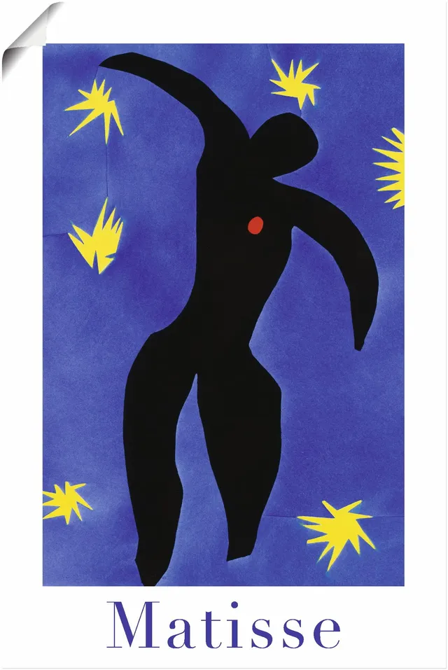 artland-kunstdrucke-matisse-ikarus-wandposter-40x60-cm-bunt image 1