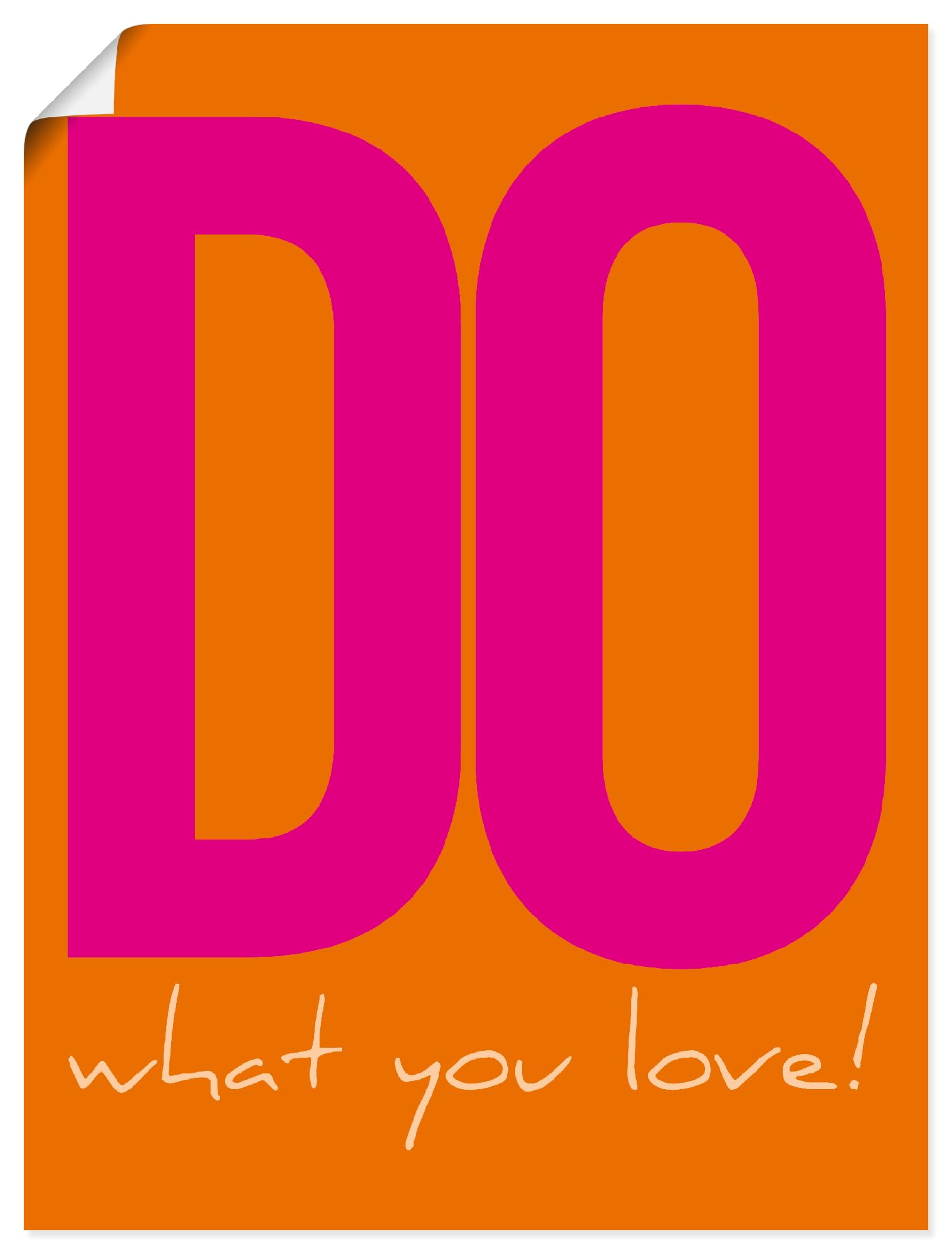 artland-kunstdruck-hey-du-sch-ne-seele-poster-60x80-cm-rosa image 7