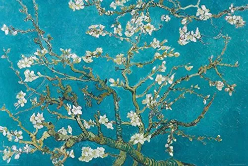 artland-kunstdrucke-van-gogh-mandelbl-ten-poster-61x91-blau image 1