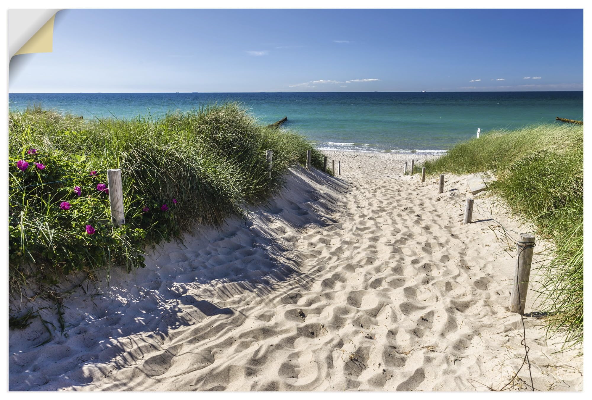 artland-wandaufkleber-strand-meer-selbstklebend-wandtattoo image 8