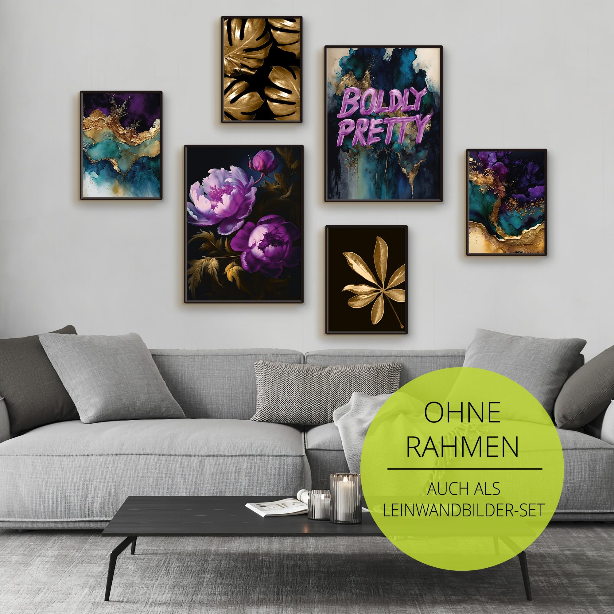 artland-posterset-boldly-pretty-6-tlg-2xa3-4xa4-ohne-rahmen image 2