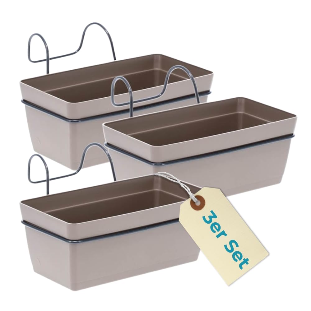 garpet-garten-blumenkasten-3er-set-taupe-mit-wasserspeicher image 1