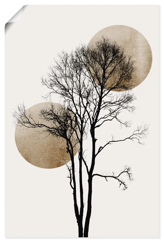 artland-sonne-mond-poster-60x90-cm-minimalismus image 1