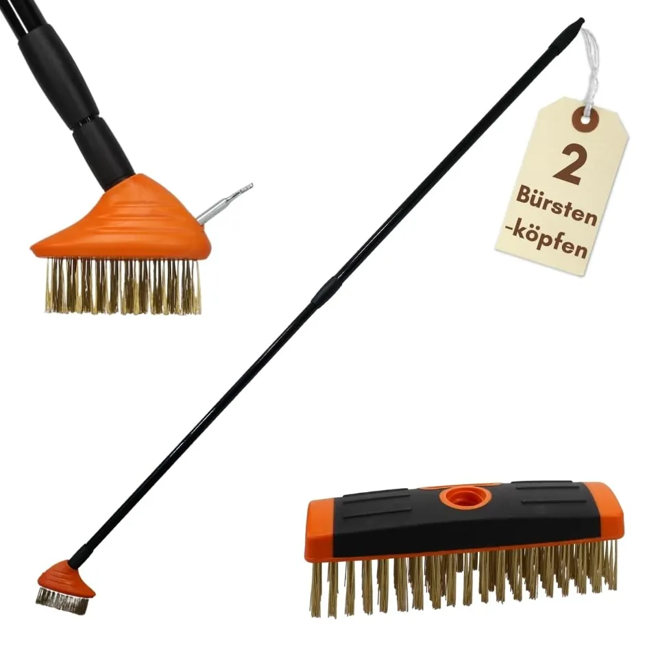 garpet-garten-fugenkratzer-mit-stiel-stahl-2in1-b-rsten image 1