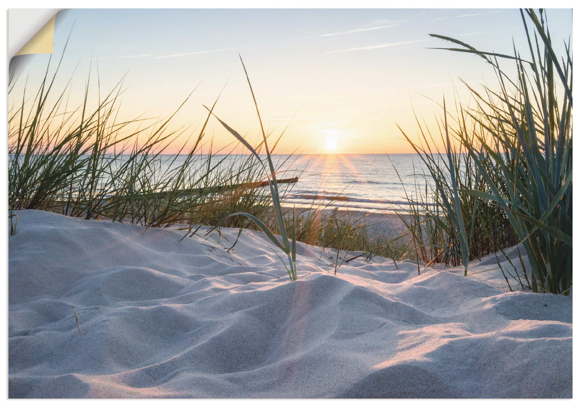 artland-wandaufkleber-strand-meer-selbstklebend-wandtattoo image 1