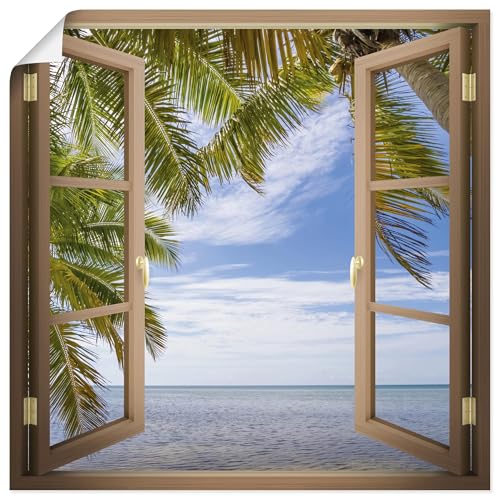 artland-fenster-paradies-poster-70x70-cm-u5ce-strand-meer image 6