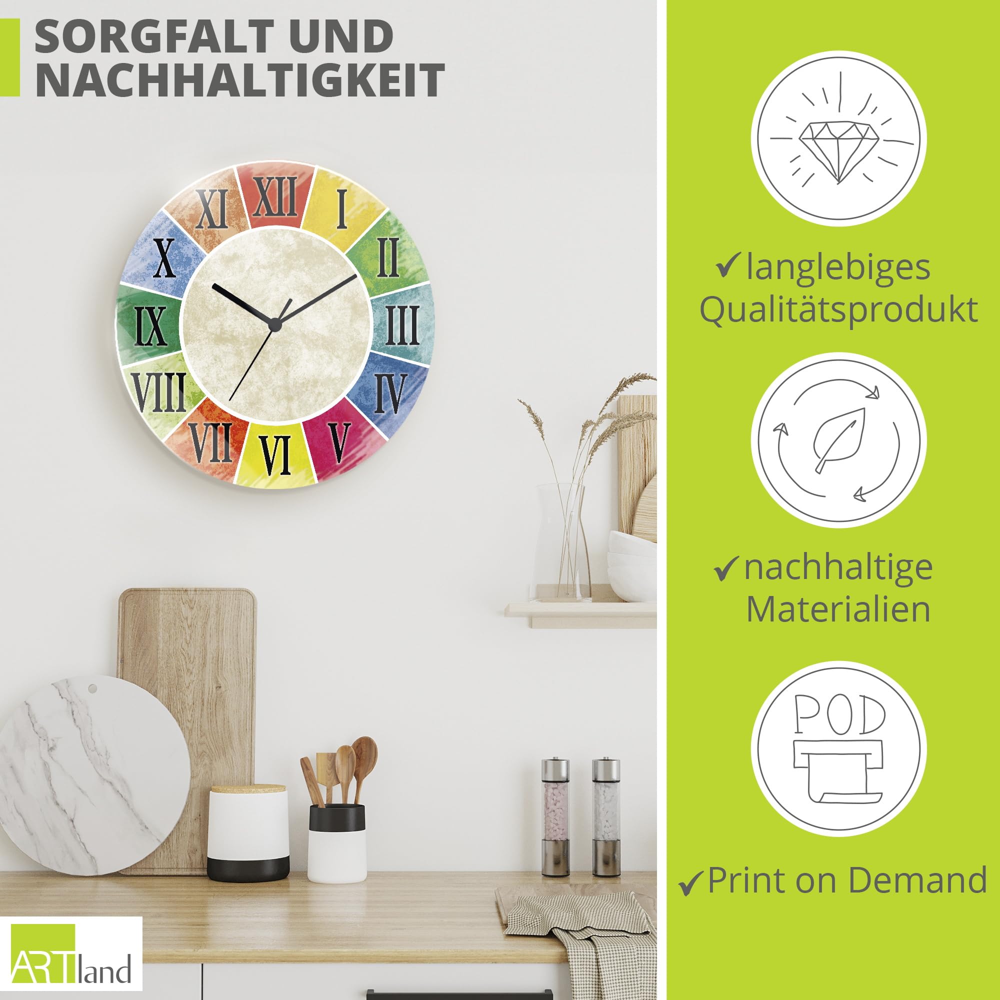 artland-wanduhren-funkuhr-glas-30-cm-lautlos-antik-bunt image 5