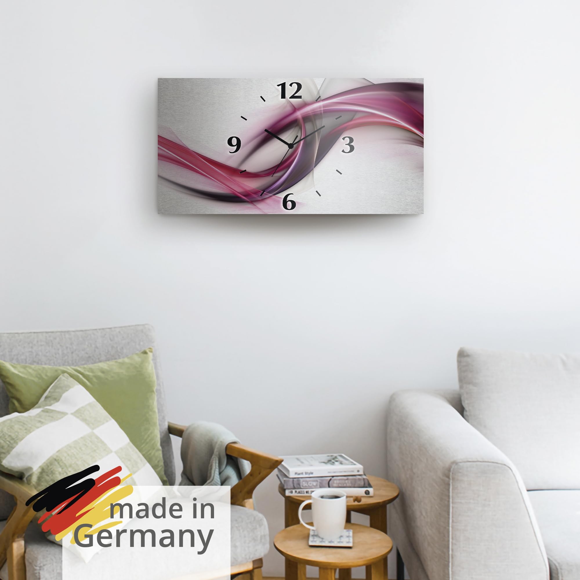 artland-wanduhren-s8ul-wanduhr-50x25-cm-funkuhr-lautlos image 6