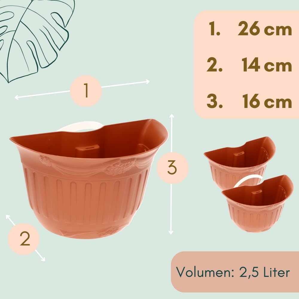 garpet-garten-blumentopf-regenrohr-terracotta-2er-set-fallrohr image 2