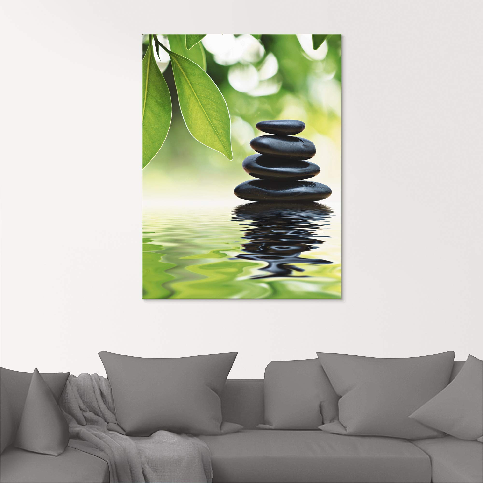 artland-glasbilder-zen-steine-glasbild-30x30-wellness image 8