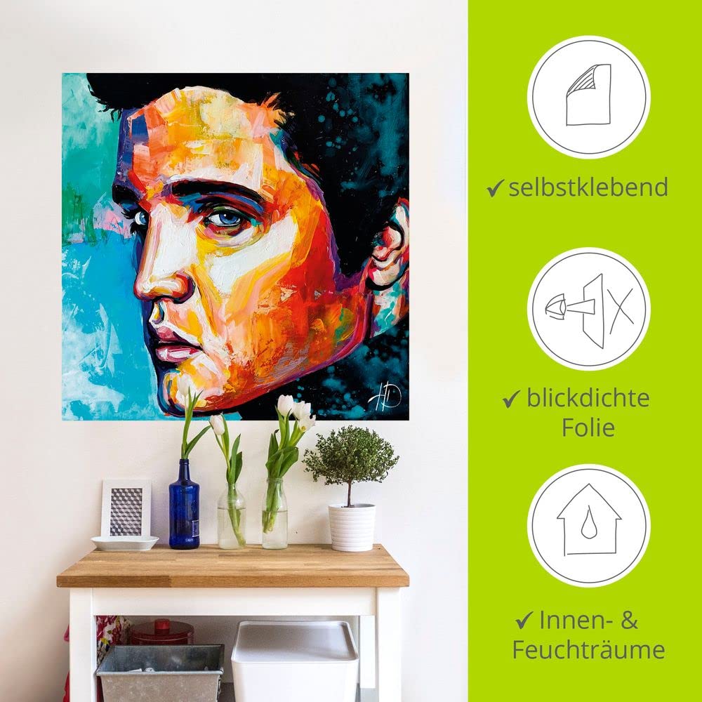 artland-wandaufkleber-elvis-presley-wandtattoo-60-x-80-cm-vinyl image 3