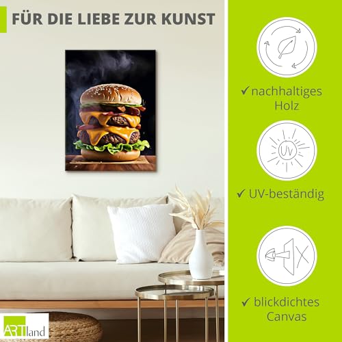 artland-leinwandbilder-monster-burger-leinwandbild-60x80 image 8