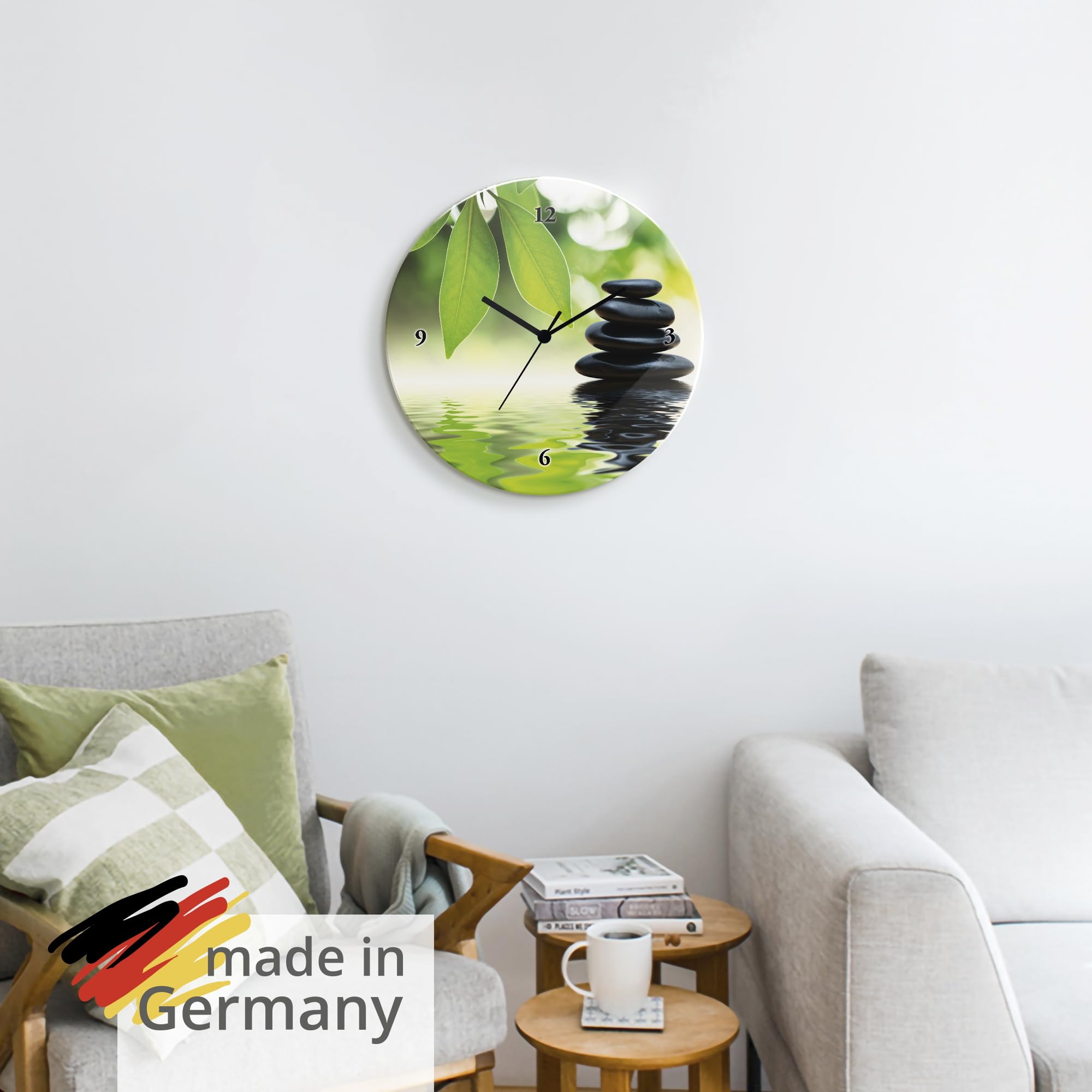artland-wanduhren-funkuhr-glas-30-cm-zen-spa-t5uj image 6