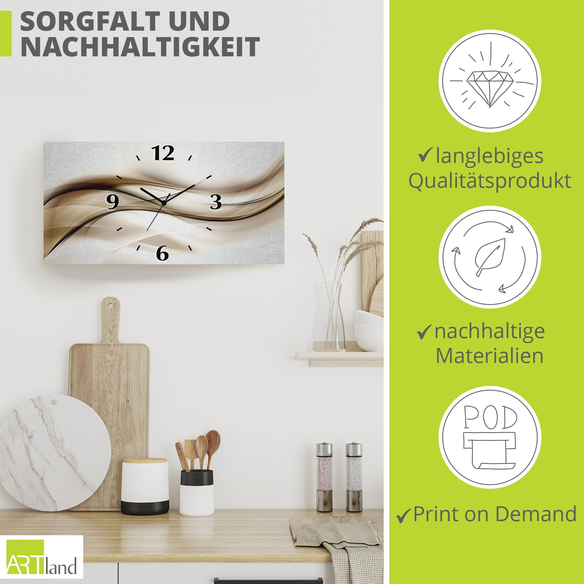 artland-wanduhren-t9li-wanduhr-50x25-cm-quarzuhr-welle image 5