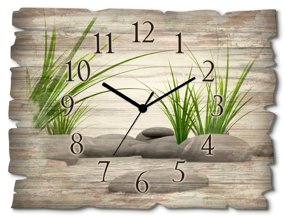 artland-wanduhren-t6cd-wanduhr-40x30-steine-funk-lautlos image 1