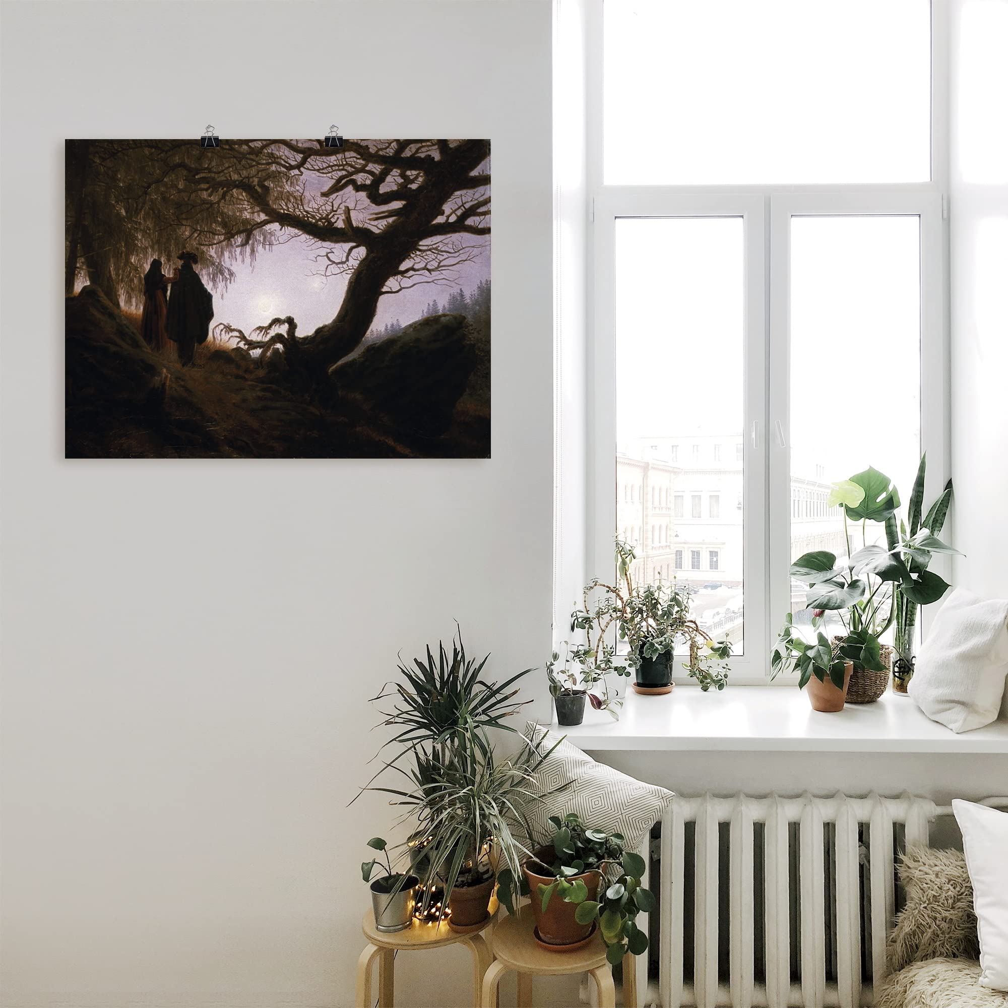 artland-kunstdrucke-den-mond-betrachtend-poster-60x45-cm image 8