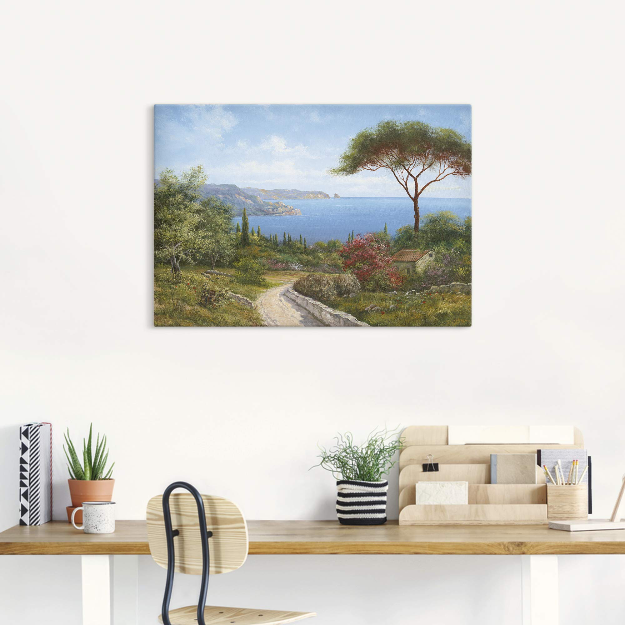 artland-leinwandbild-toskana-100x70-cm-landschaft image 7