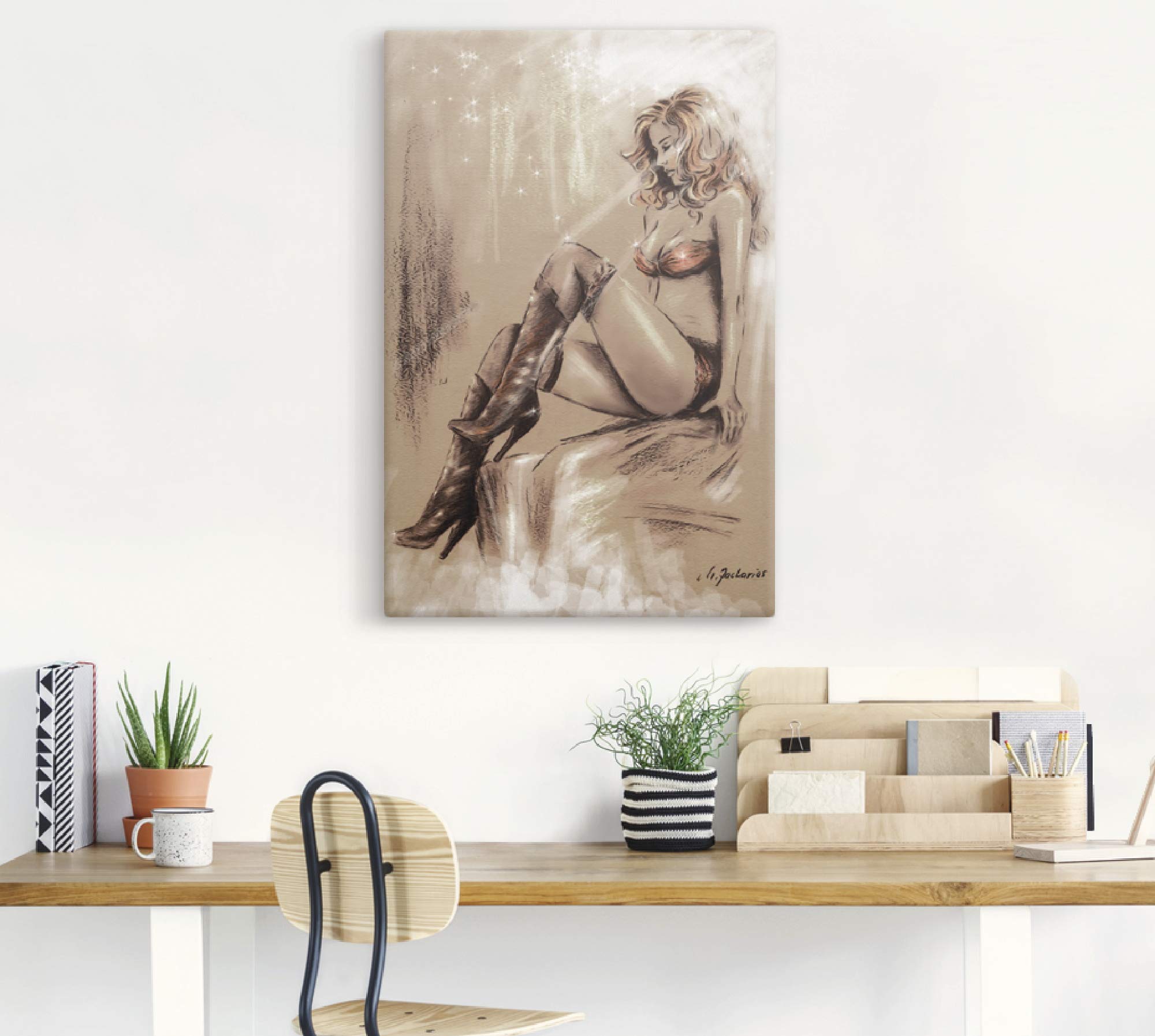 artland-leinwandbilder-high-heels-leinwandbild-60x40-cm-akt image 7