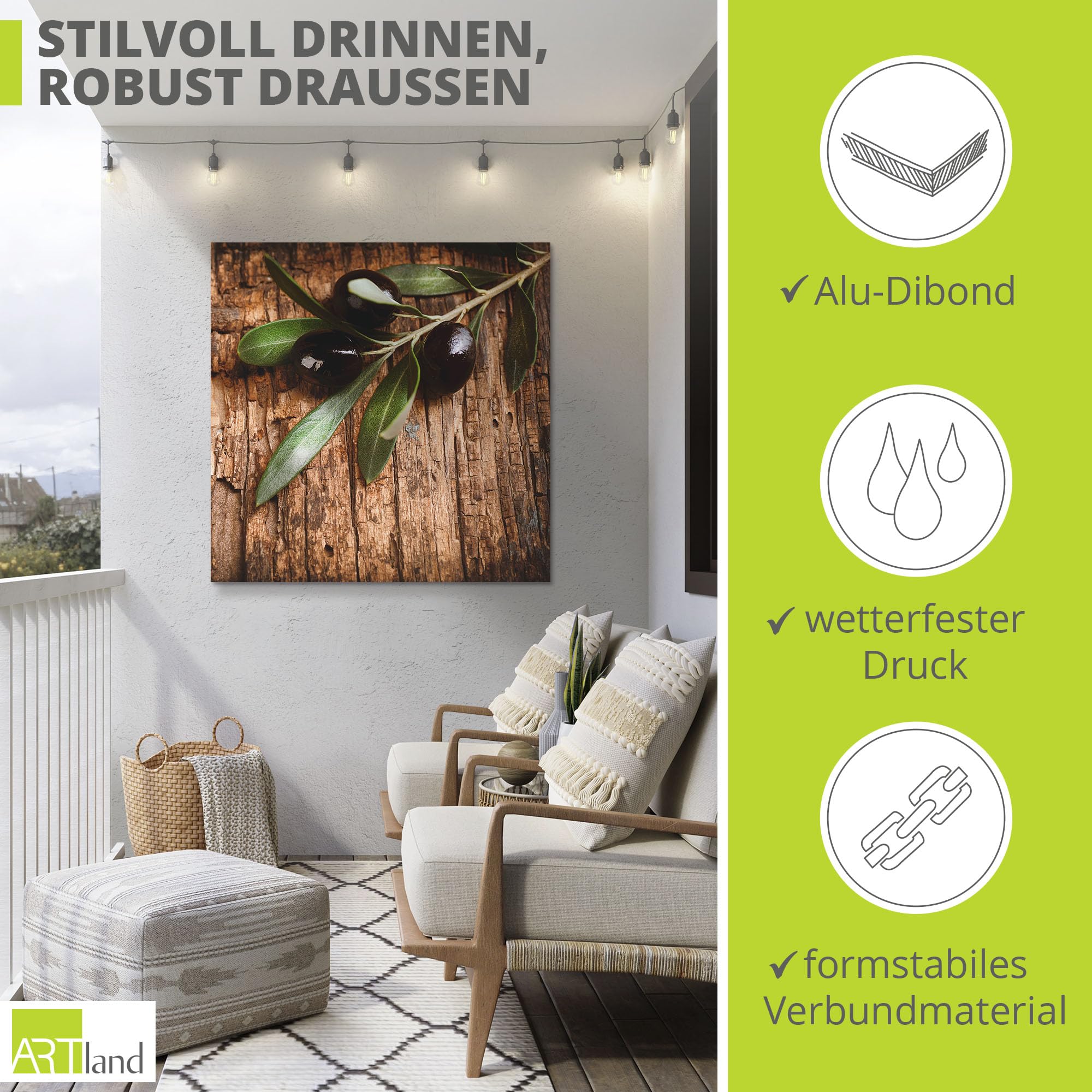 artland-alubilder-oliven-30x30-cm-genuss-obst-braun image 2