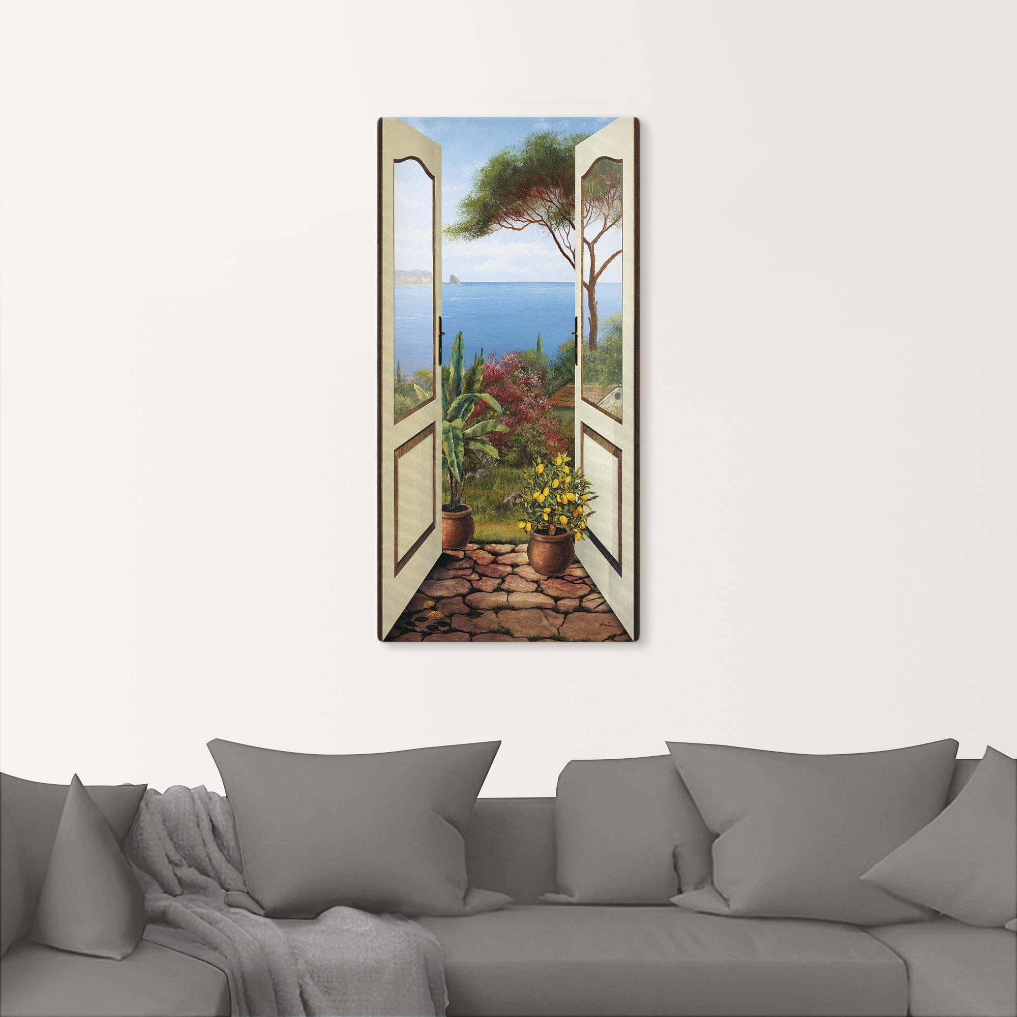 artland-leinwandbilder-d4no-veranda-am-meer-60x30-cm image 8