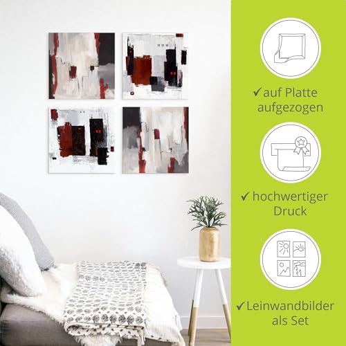 artland-holzbilder-u1od-leinwandbild-4tlg-30x30-cm-rot-grau image 8
