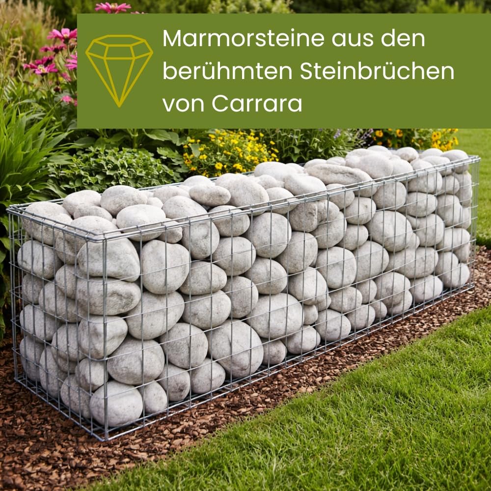 garpet-garten-zierkies-wei-25-kg-40-60-mm-marmorkies image 8