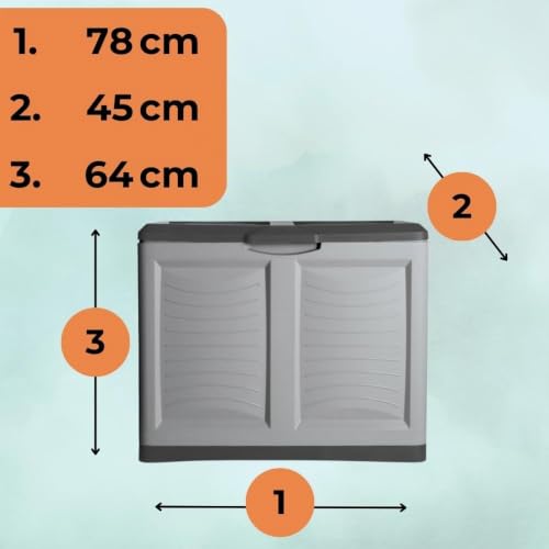 garpet-garten-gartenbox-220-l-grau-wetterfest-xxl image 8