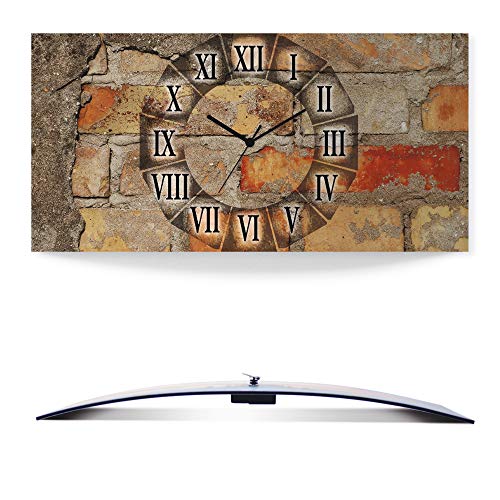 artland-s7lz-wanduhr-rechteckig-60x30-cm-quarzuhr-r-mische-ziffern image 8