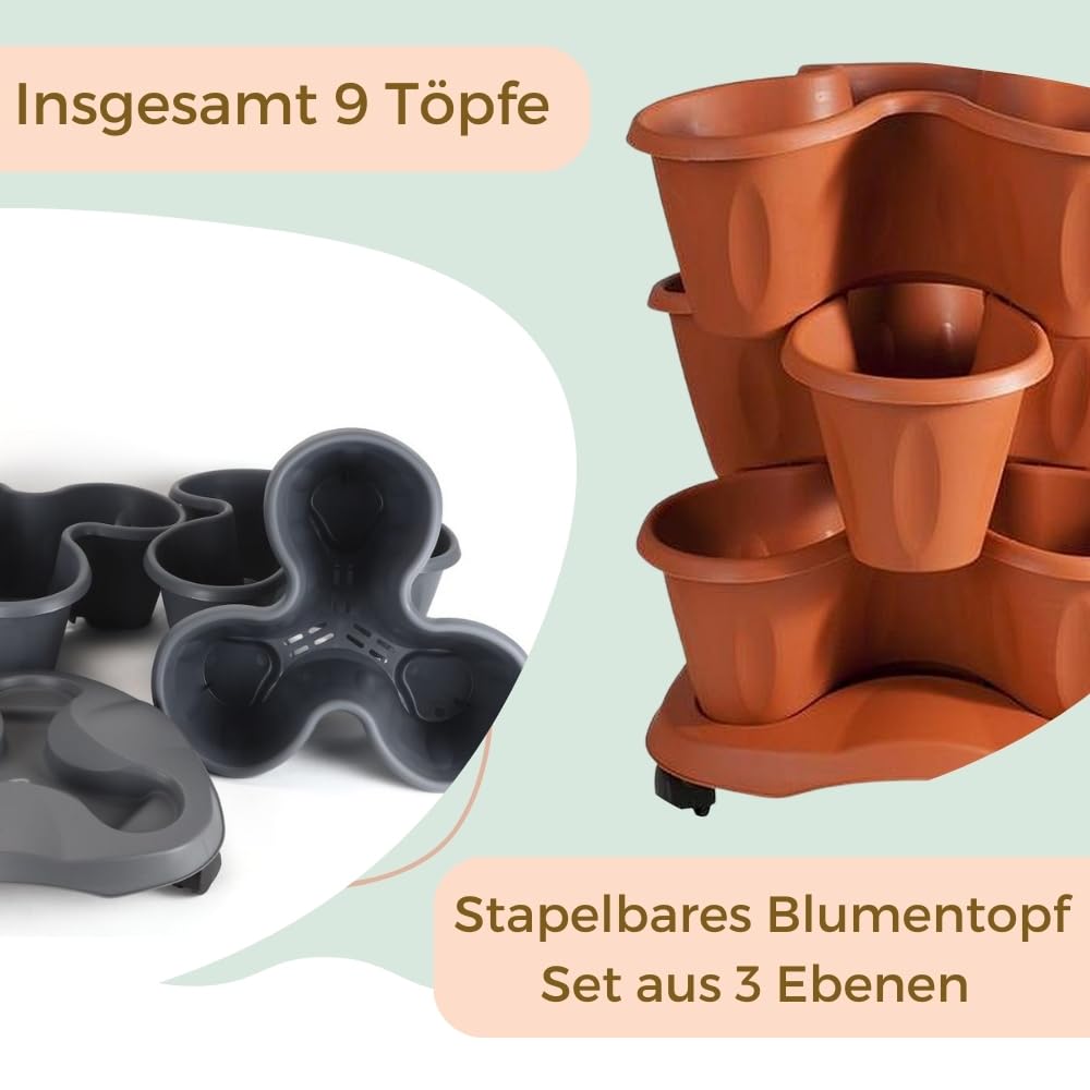 garpet-garten-pflanzturm-3er-set-s-ulentopf-terracotta-stapelbar image 5