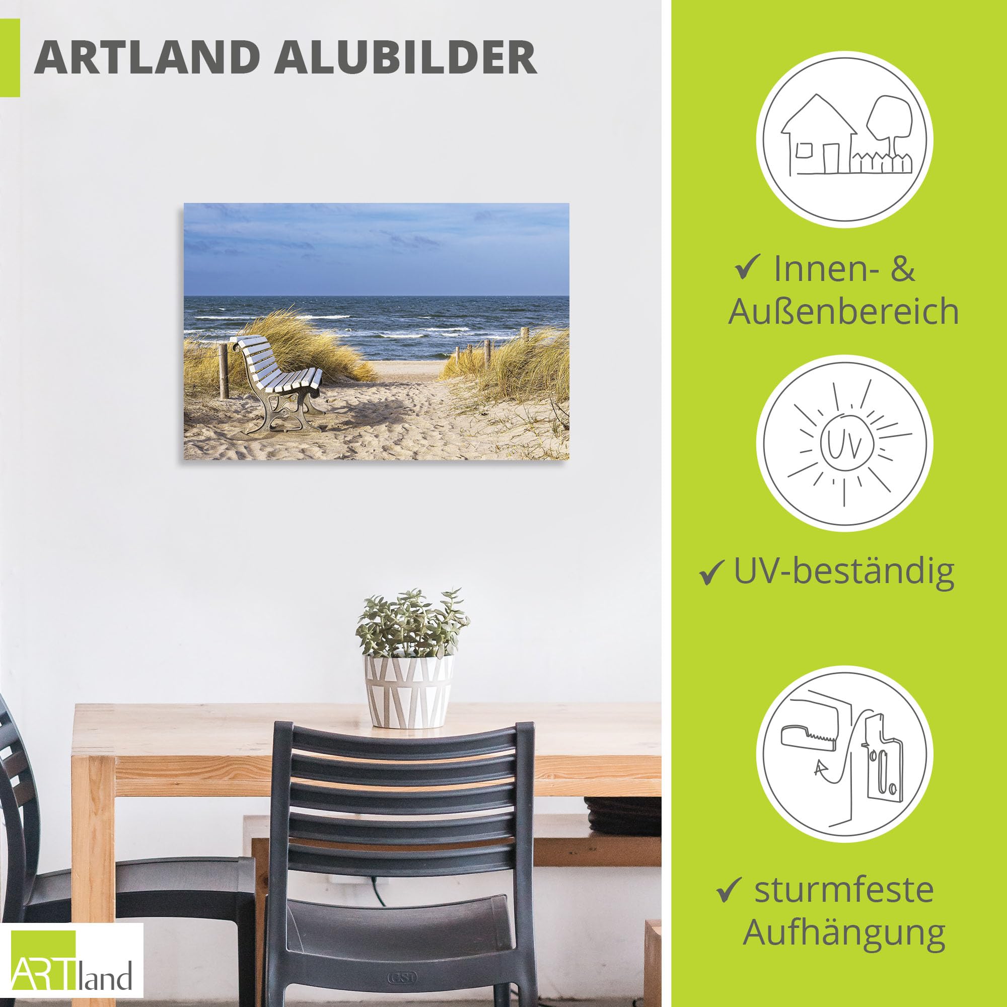 artland-alubilder-u4pr-alubild-sitzbank-ostsee-graal-m-ritz image 3
