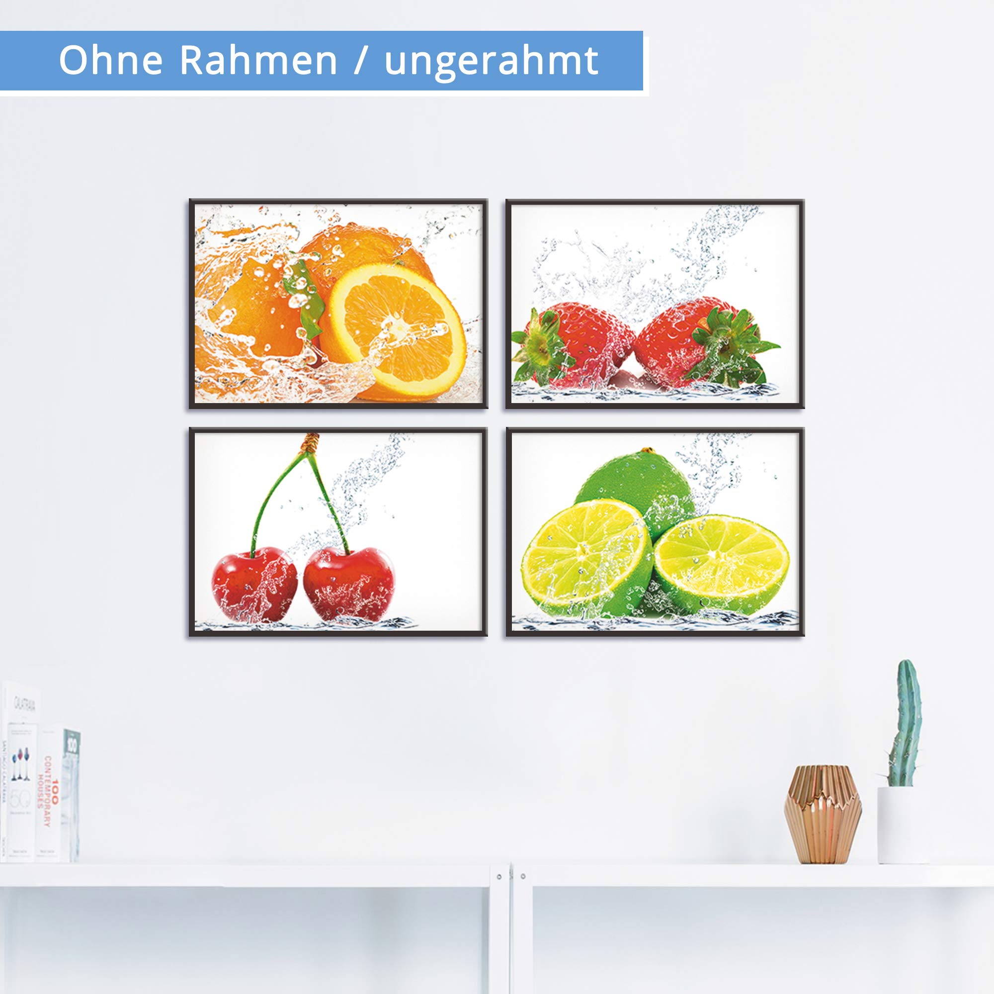 artland-poster-4er-set-din-a3-fruits-obst-bunt-s6mj image 2
