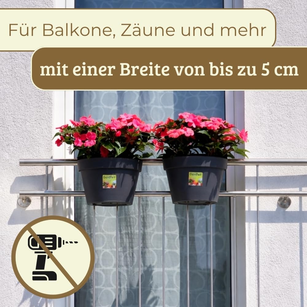 garpet-garten-gel-ndetopf-4er-set-anthrazit-wasserspeicher image 4