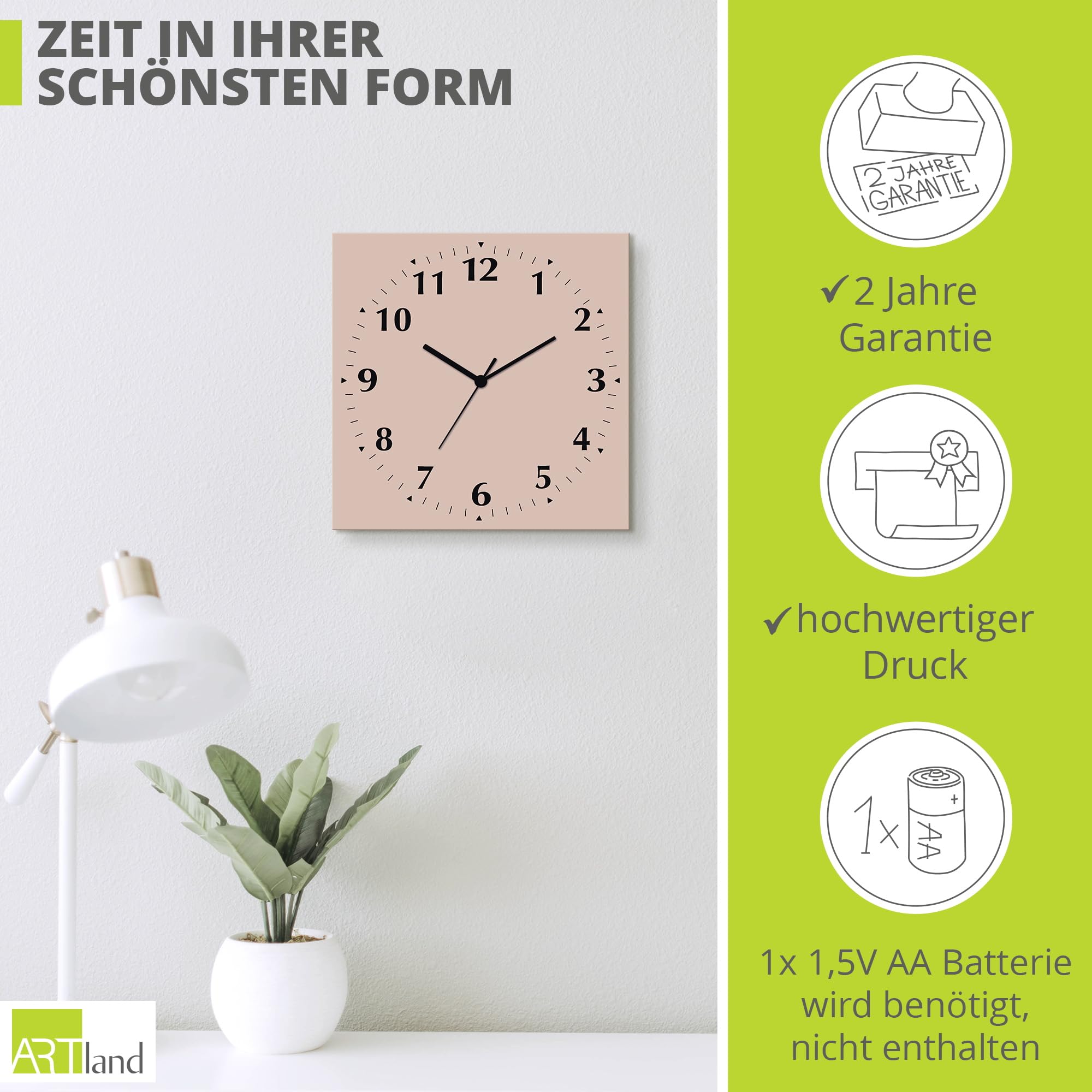 artland-wanduhren-s7kk-wanduhr-rosa-30x30-cm-lautlos image 3